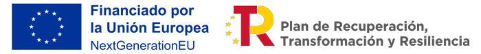 Logos de Unión Europea y Plan de Recuperación 